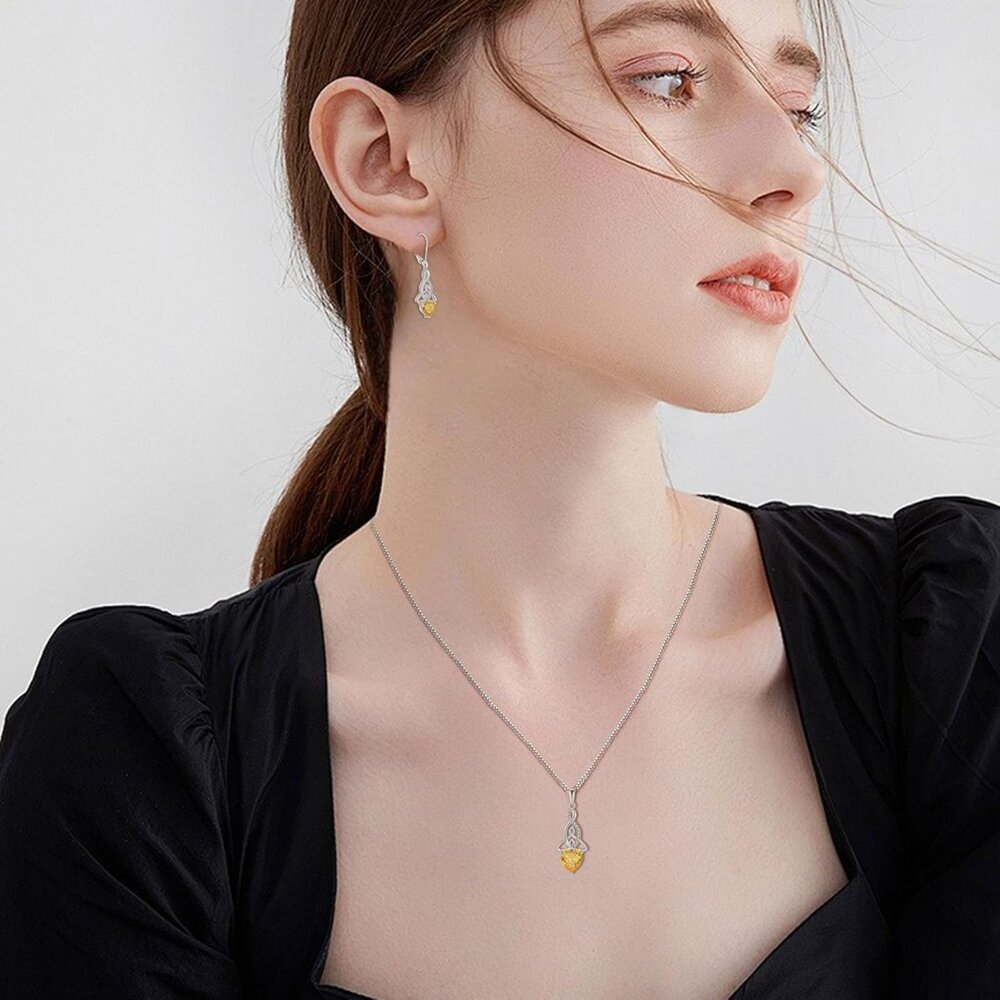 Infinity Celtic Knot Dangle Earrings Sterling Sil… - image 3